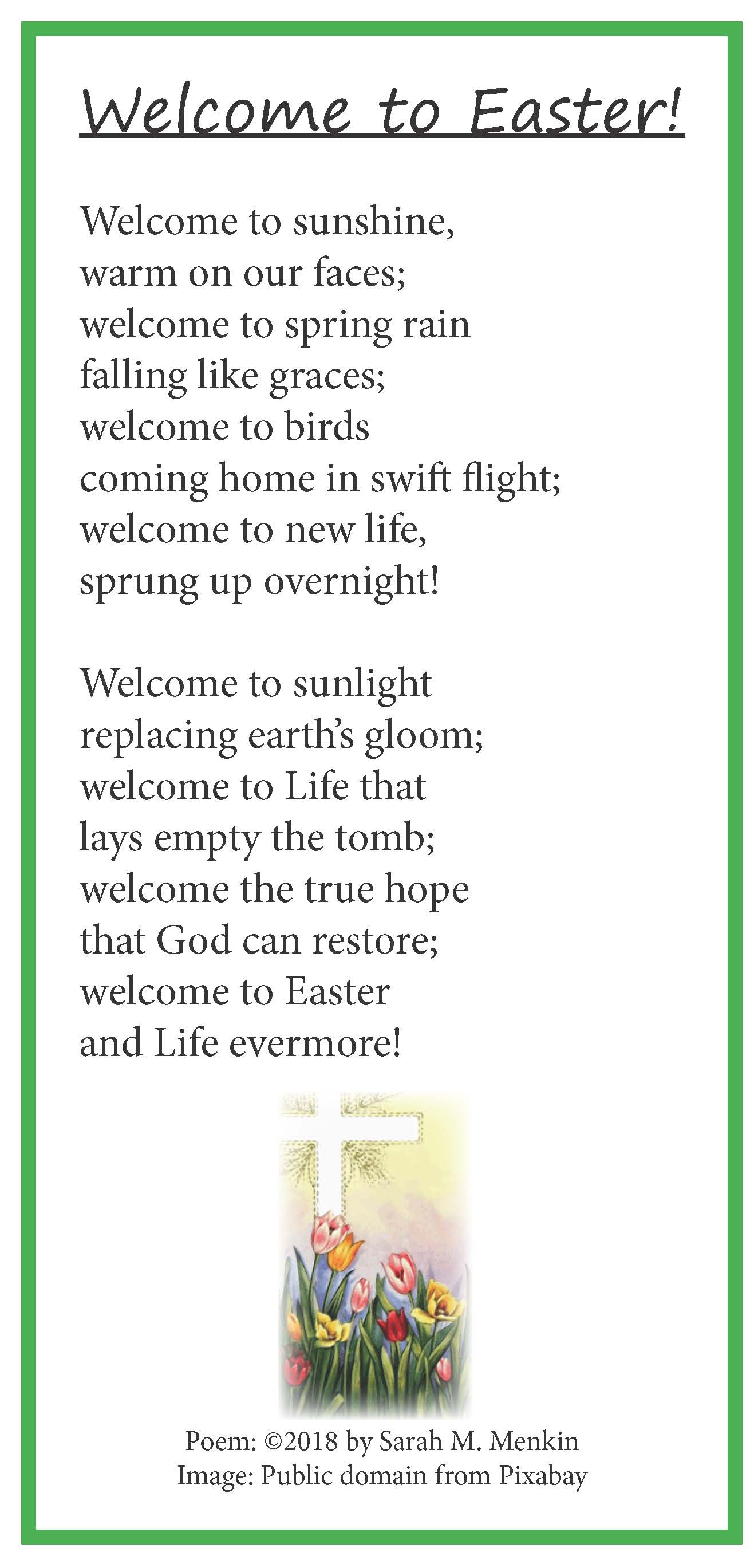 Welcome to Easter